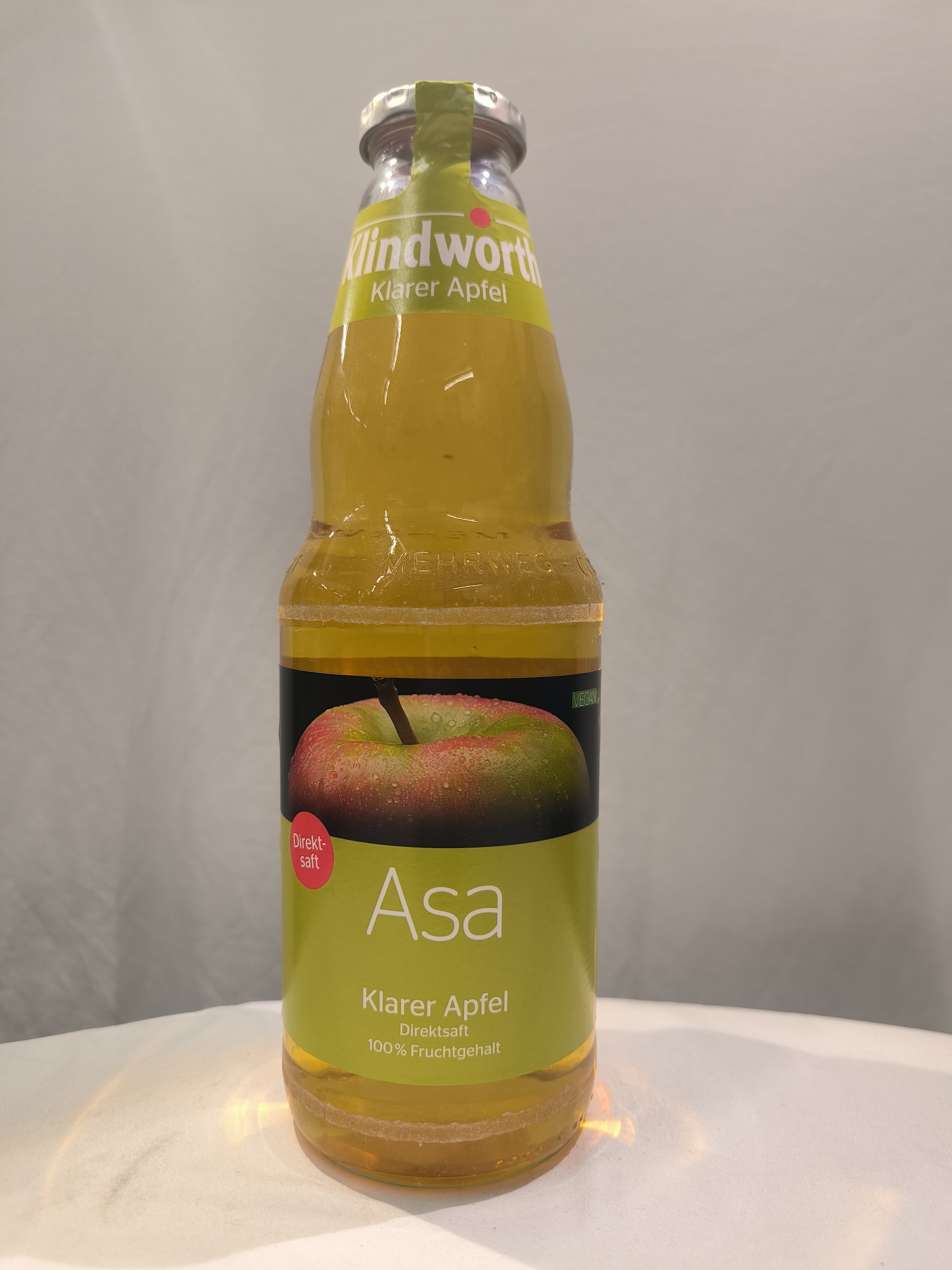 Klindworth Apfelsaft klar 6x1,0