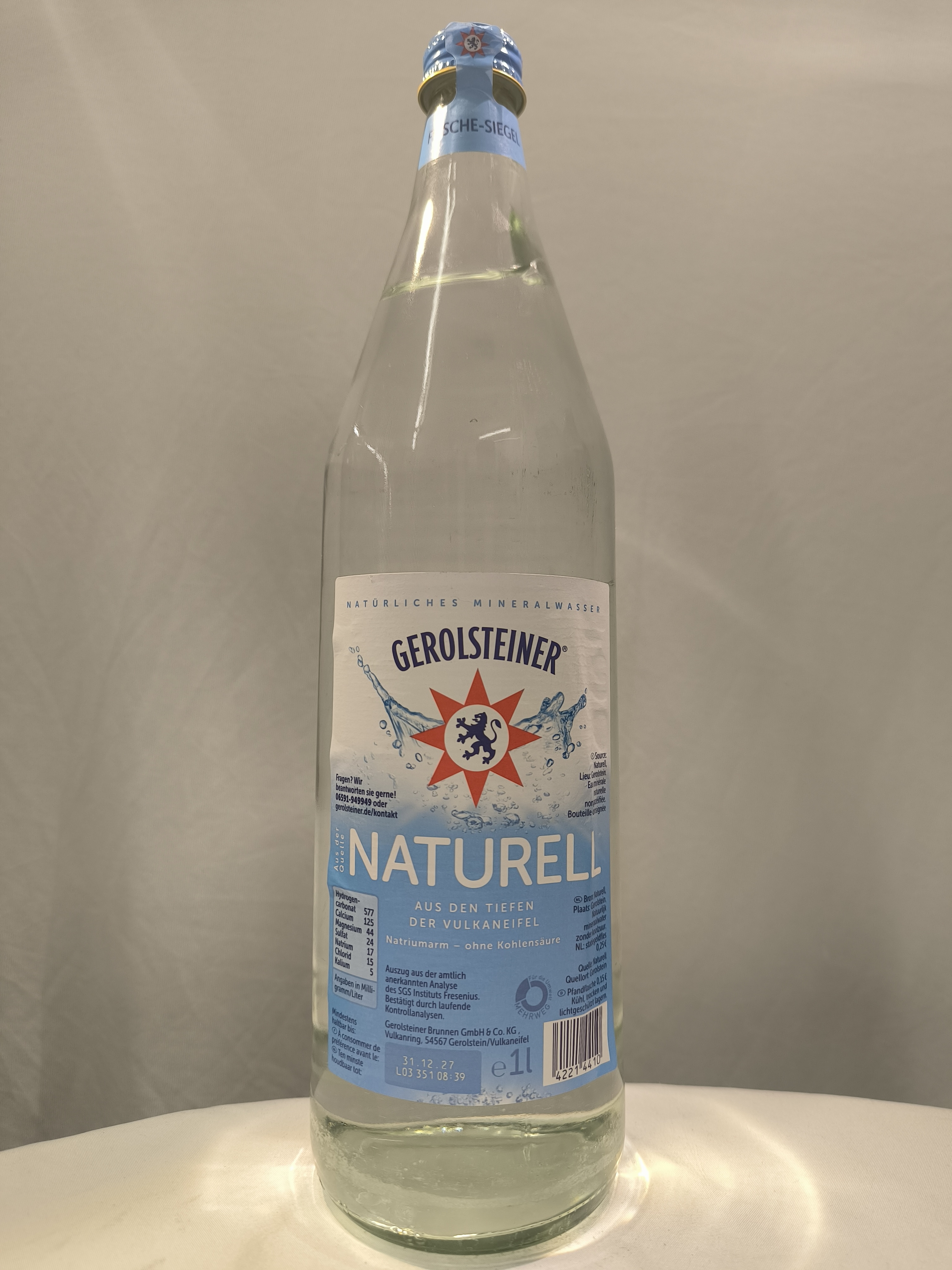 Gerolsteiner Naturell 6x1, 0