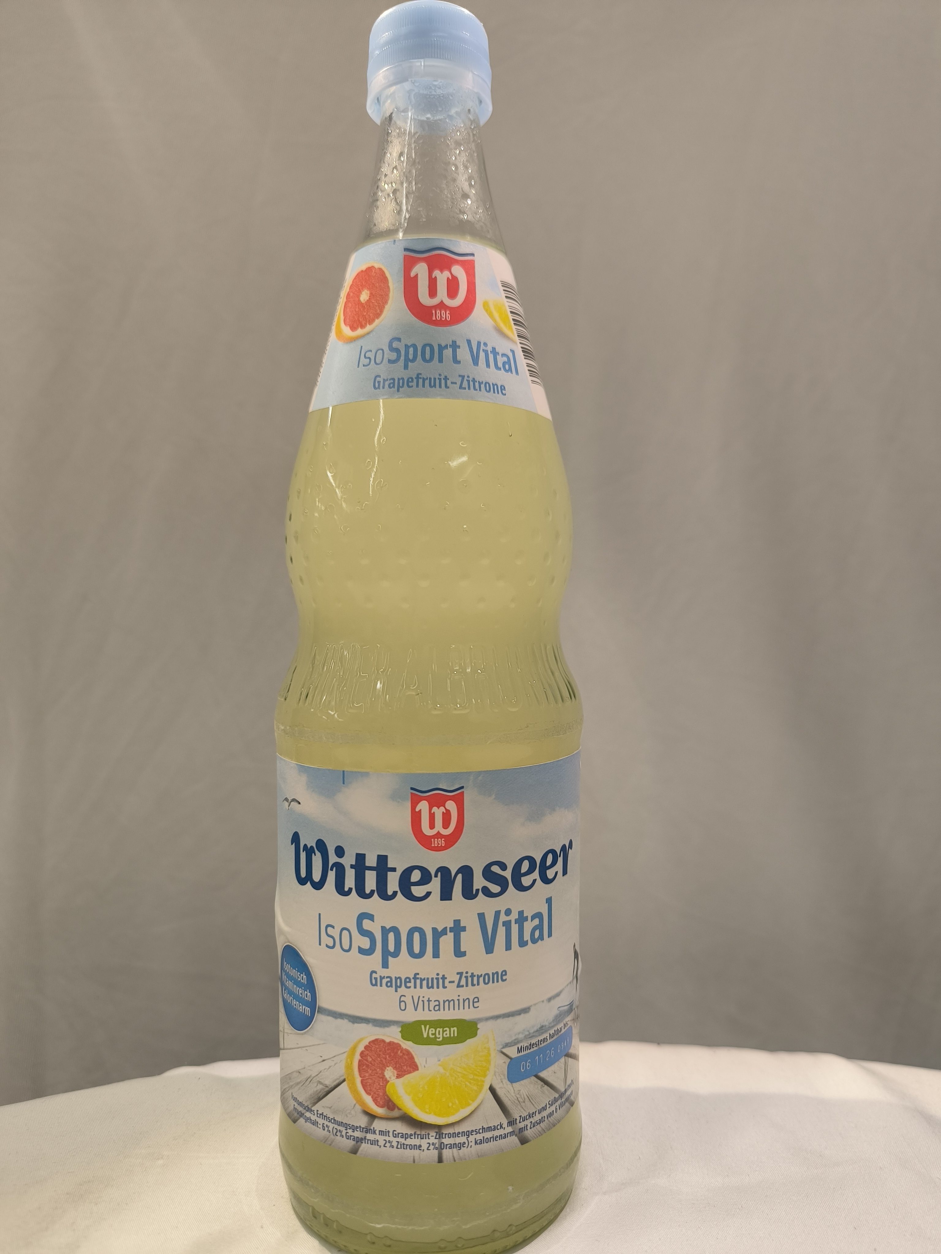 Wittenseer ISO Sport Vital Grapefruit-Zitrone 12x0,7