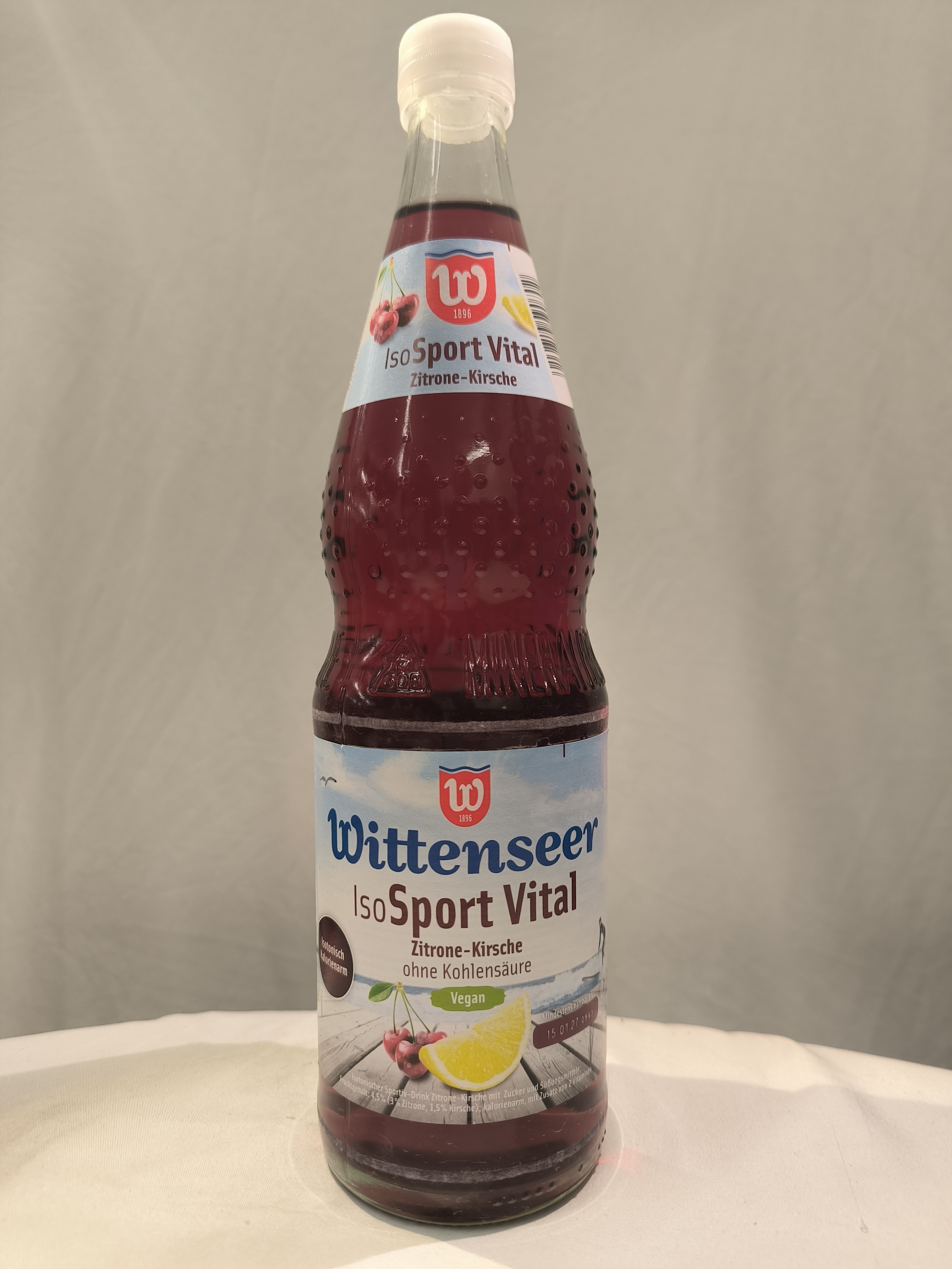 Wittenseer ISO Sport Vital Zitrone-Kirsch 12x0,7